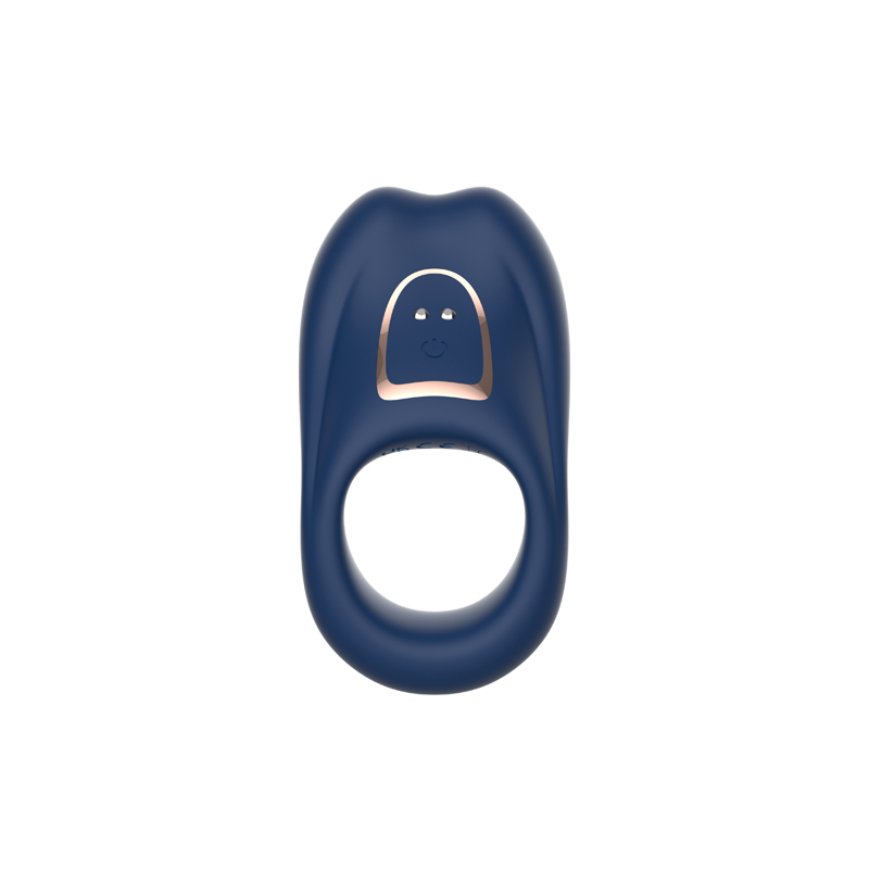 입 진동 수탉 고리 블루